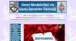 Desktop Screenshot of gemimodelcileridernegi.org